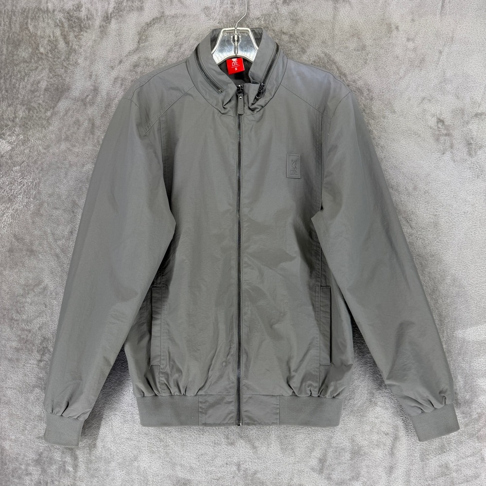 Liverpool FC‎ Mens Grey Full Zip Windbreaker Jacket L.F.C. Crest A15042 Size S